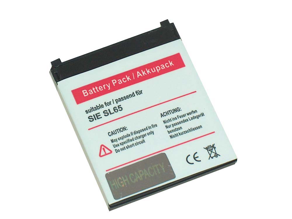 POWER BATTERY f. BENQ SIEMENS SL65 SL75 SL 65 75
