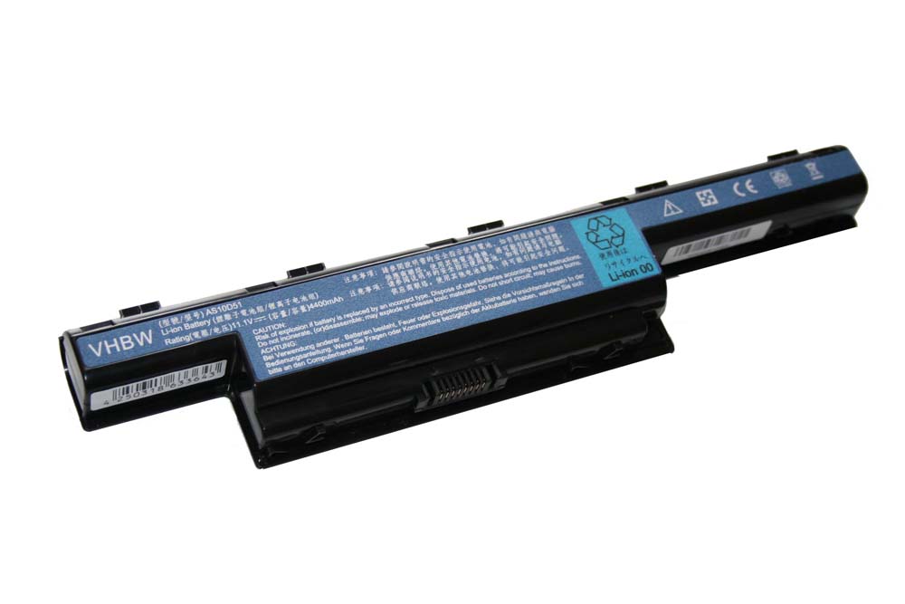 NOTEBOOK LAPTOP AKKU 11.1V 4400mAh SCHWARZ für ACER AS10D73 / AS10D75