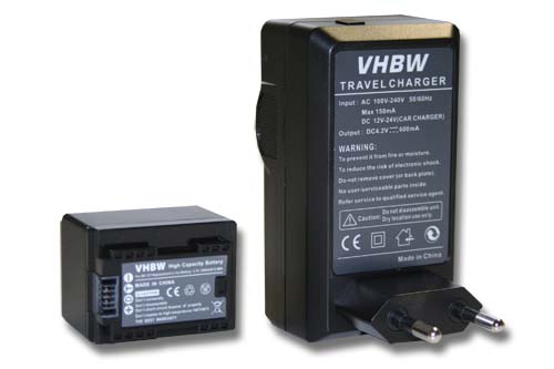 CAMCORDER-AKKU-BATTERIE-ACCU-2400mAh-LADEGERAT-fuer-CANON-Legria-Vixia-BP-727