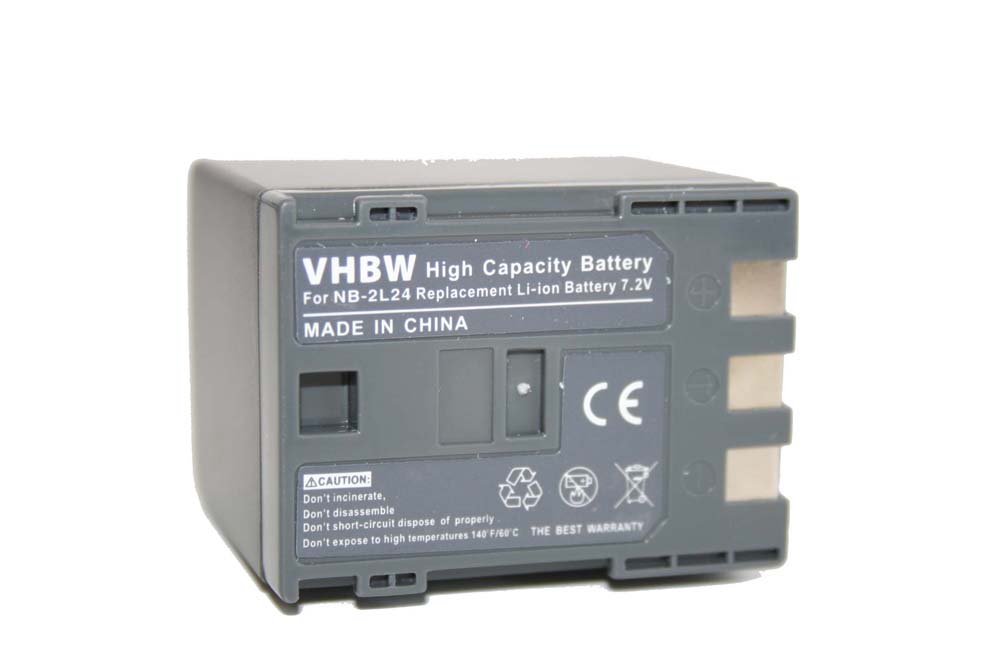 POWER BATTERY f. CANON CAMCORDER MV830 MV830i MV850i