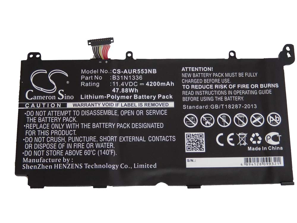 B31n1336 аккумулятор для asus