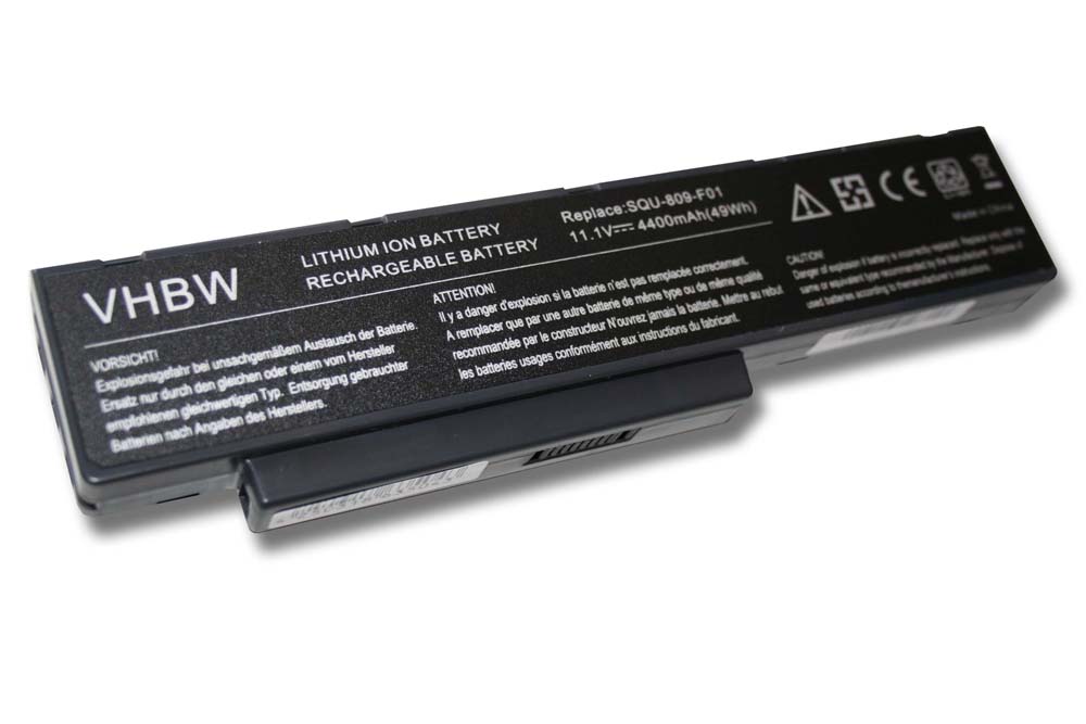 Vhbw Batteria 4400mAh Per Fujitsu Siemens Amilo Li3710 Pi3660 Pi3560 | 11,1V Li-Ion Compatibile 3UR18650