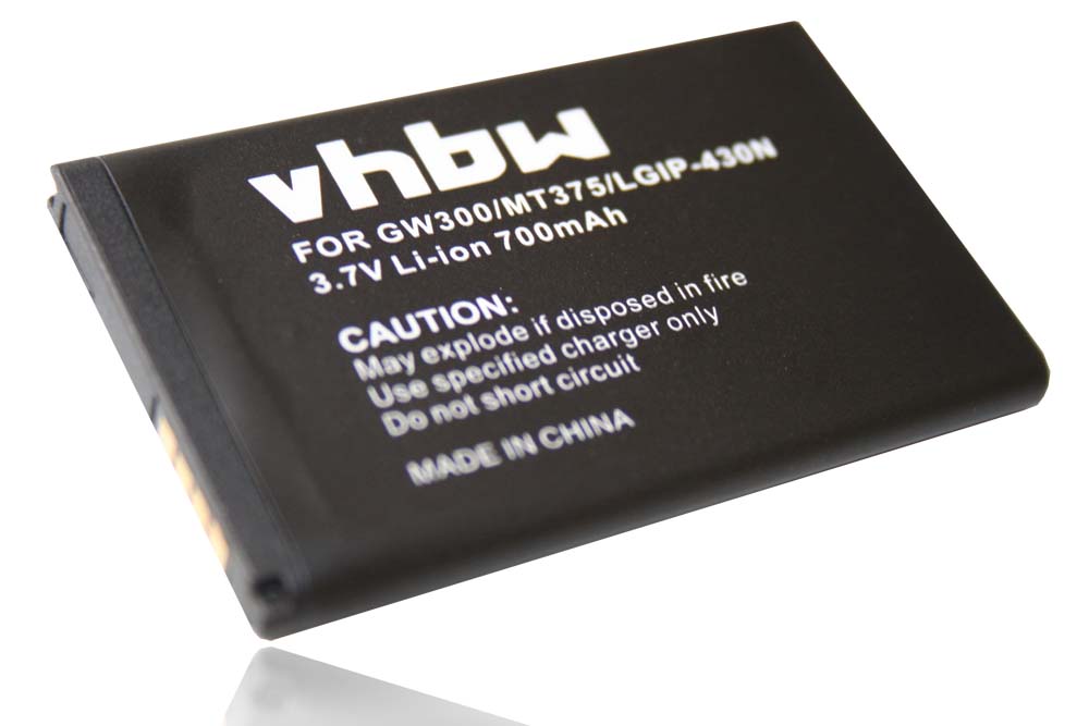 Vhbw Batteria Di Ricambio Per LG IP-430N / SBPL0098901 - 700mAh, 3.7V, Li-Ion, Per Smartphone Cellulare - 4