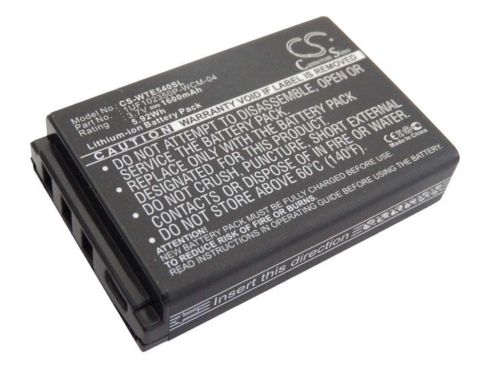 Batteria sostituisce Wacom 1UF102350P-WCM-03 1UF102350P-WCM-04 1600mAh 3,7V