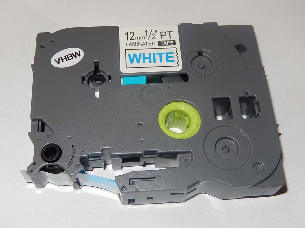 original vhbw® Schriftband Tape 12mm W-S für BROTHER P-Touch 2450 2450CC