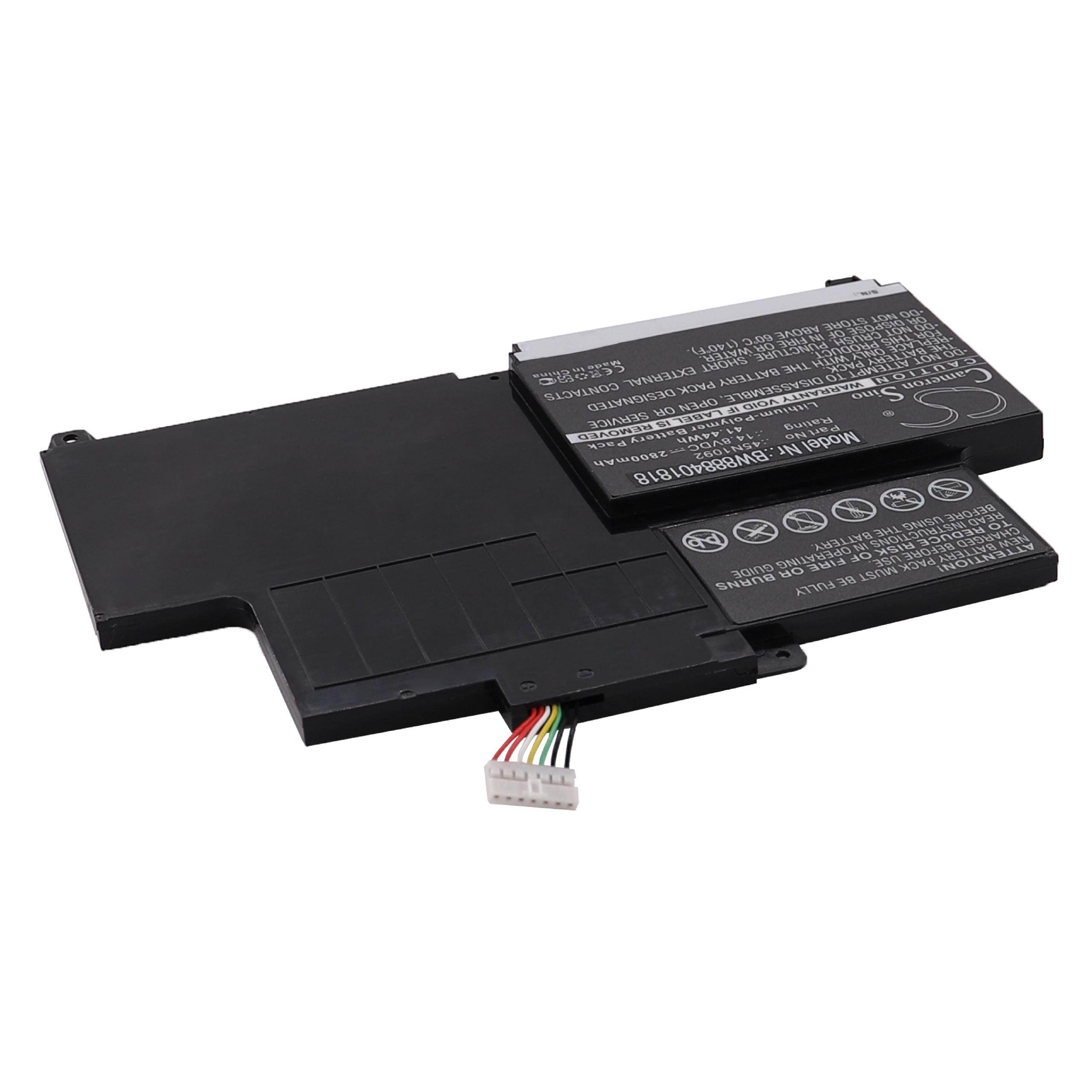 Batteria Vhbw Per Lenovo ThinkPad S230u Twist (33471M3/33471D6): 2800mAh, 14.8V, Li-Poly, Sostituisce 45N1092, Ricambio Notebook - 4