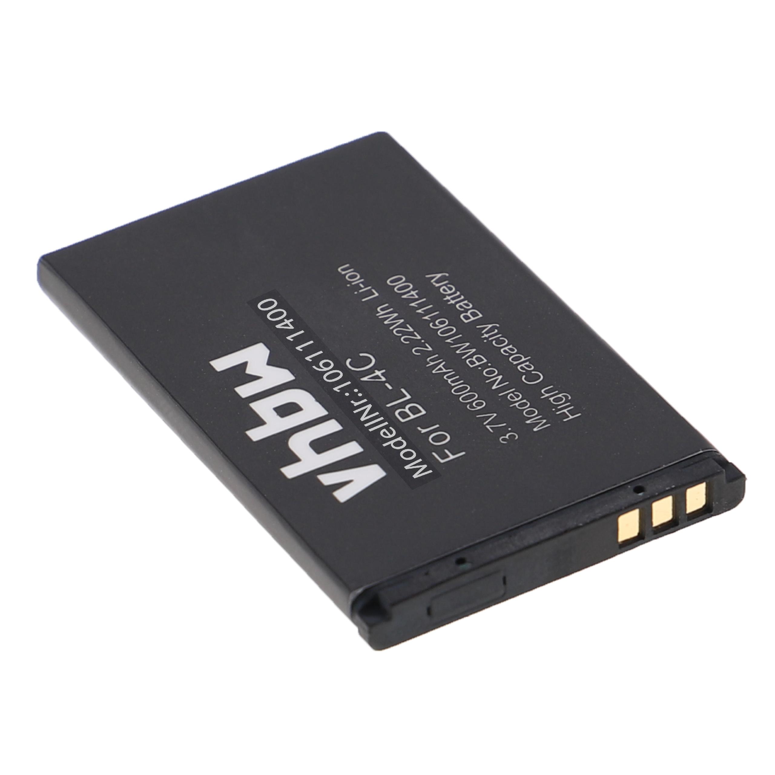 Batterie Batterie 600mAh pour DORO DBC800A, DBC800B, DBC800D