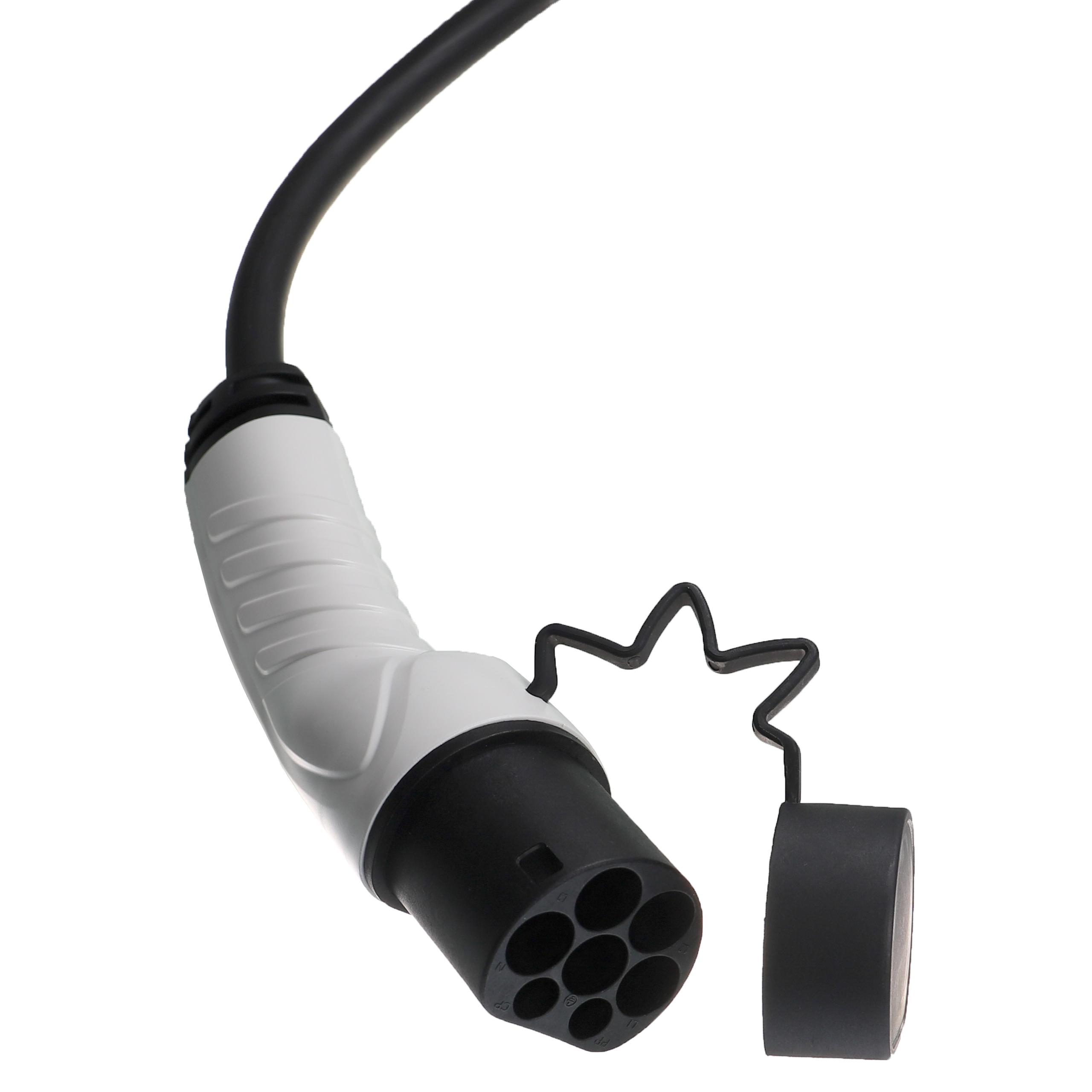 vhbw Câble de recharge type 2 vers type 2 compatible avec Smart EQ