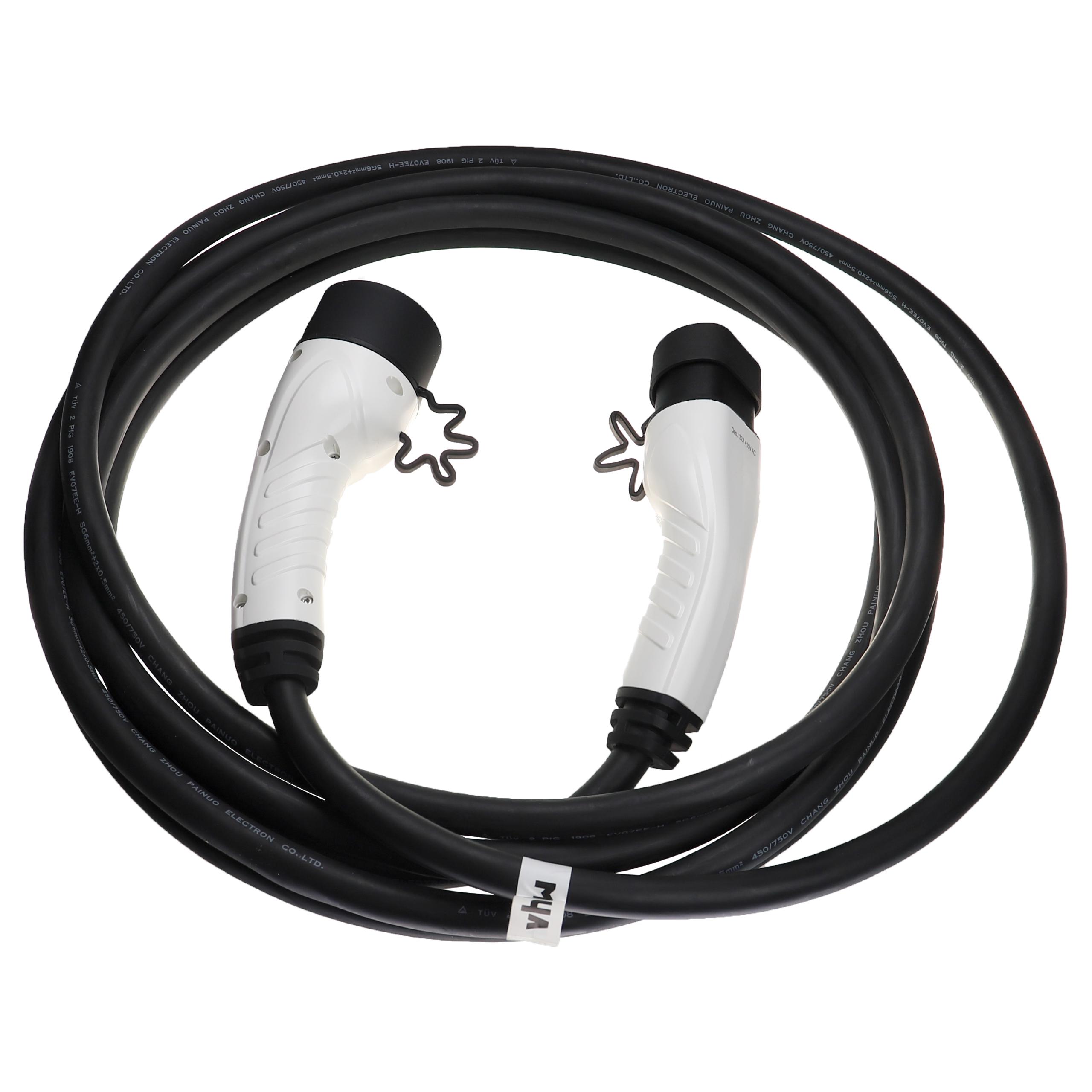 Vhbw Câble de recharge type 2 vers type 2 compatible avec Dacia