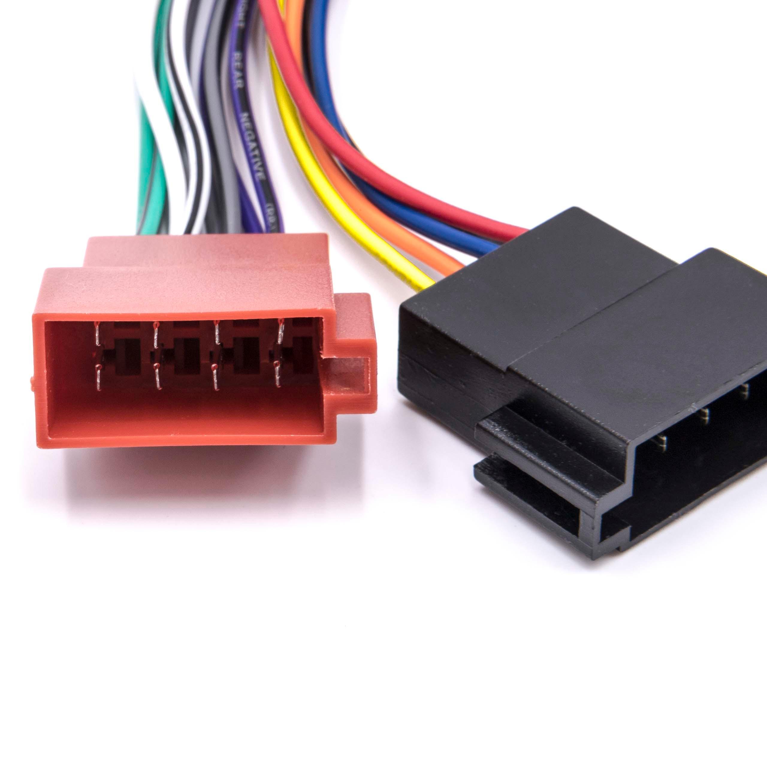 Bmw 5er e39 archivador 95-04 1-din radio del coche Kit de integracion adaptador cable radio diafragma