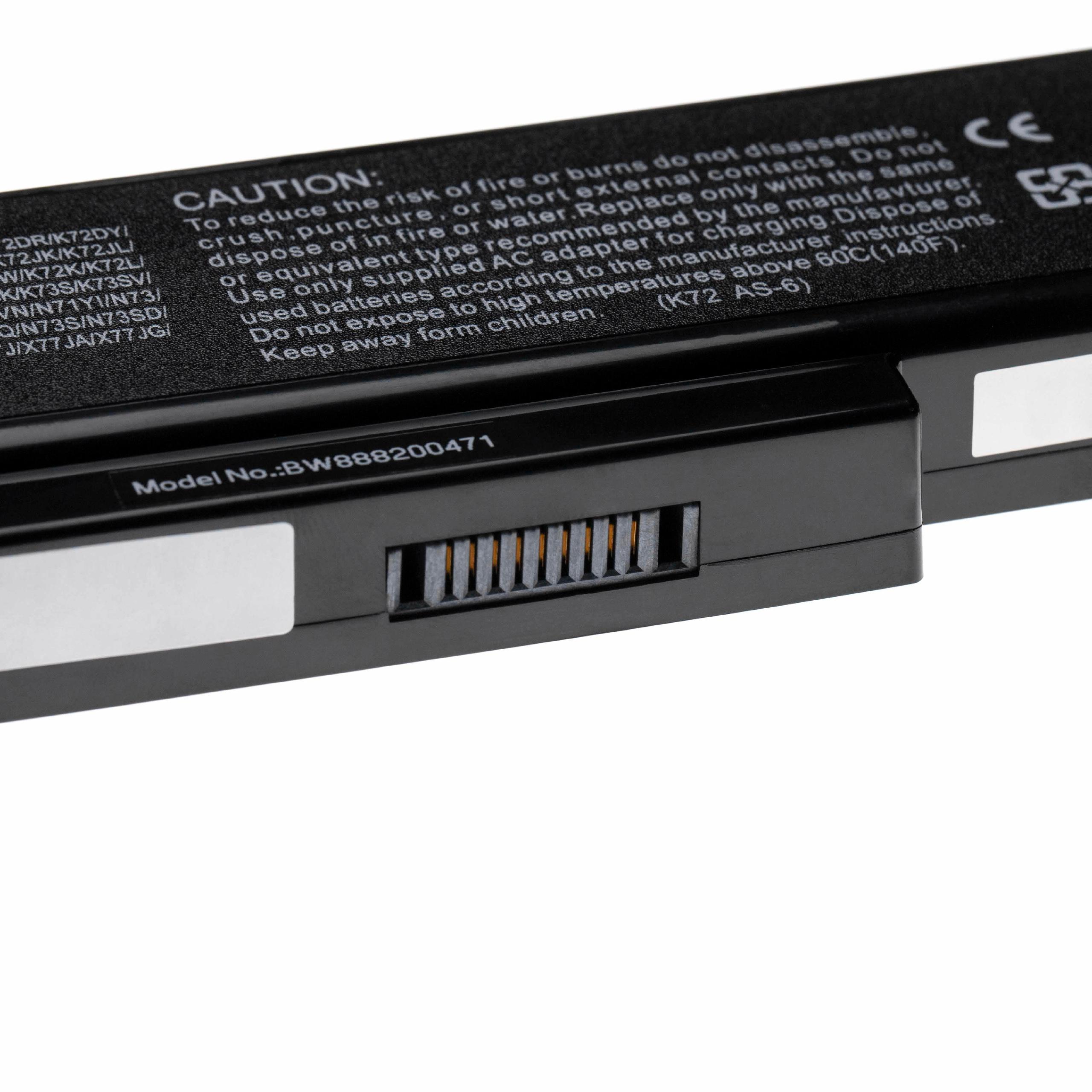 Batterie Asus K72F 4400mAh/48WH batteria