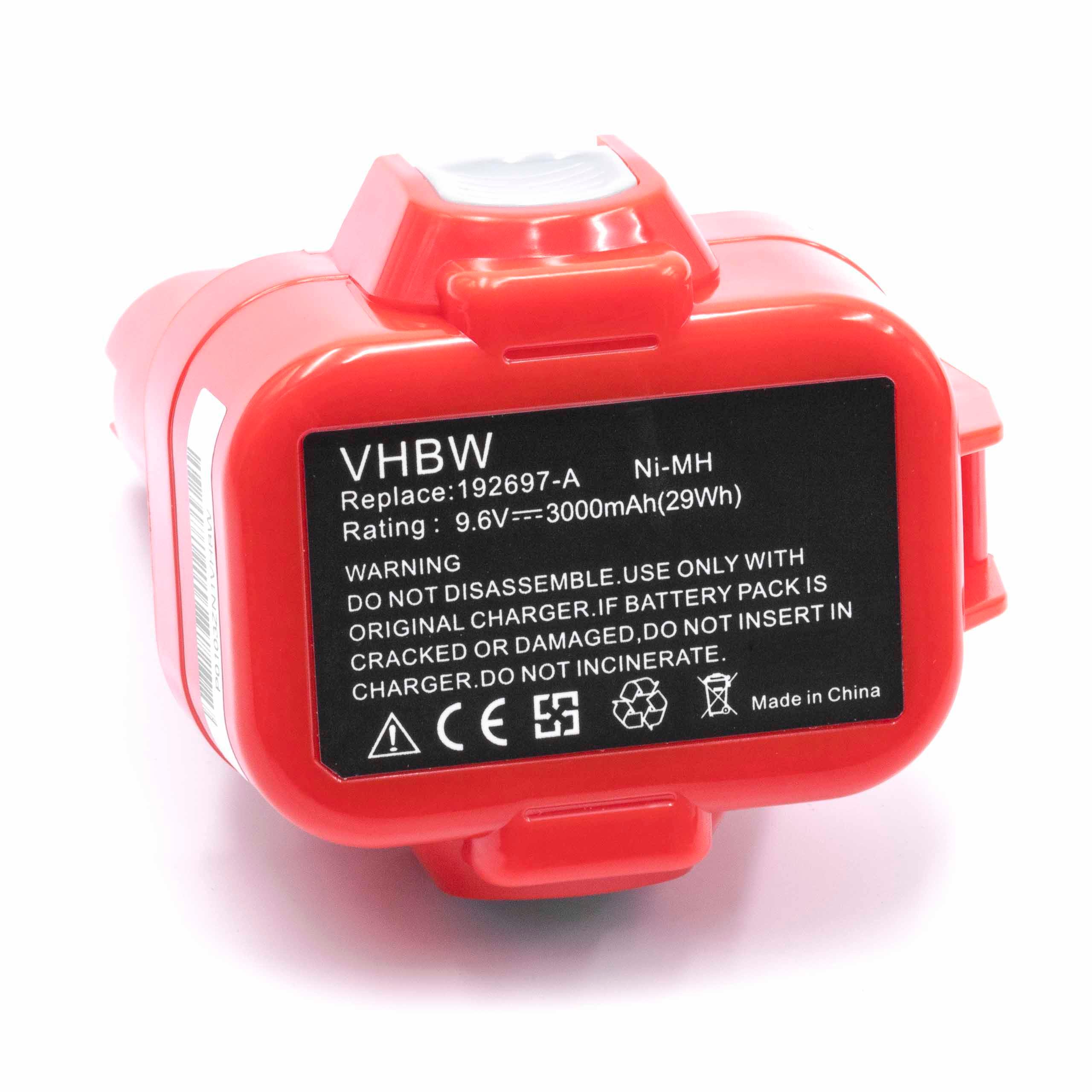 2-Pack 9.6V 2Ah NiMH Replacement Battery For Makita 9100, 9100A, 9101, 9102A Tools 2 thumbnail image