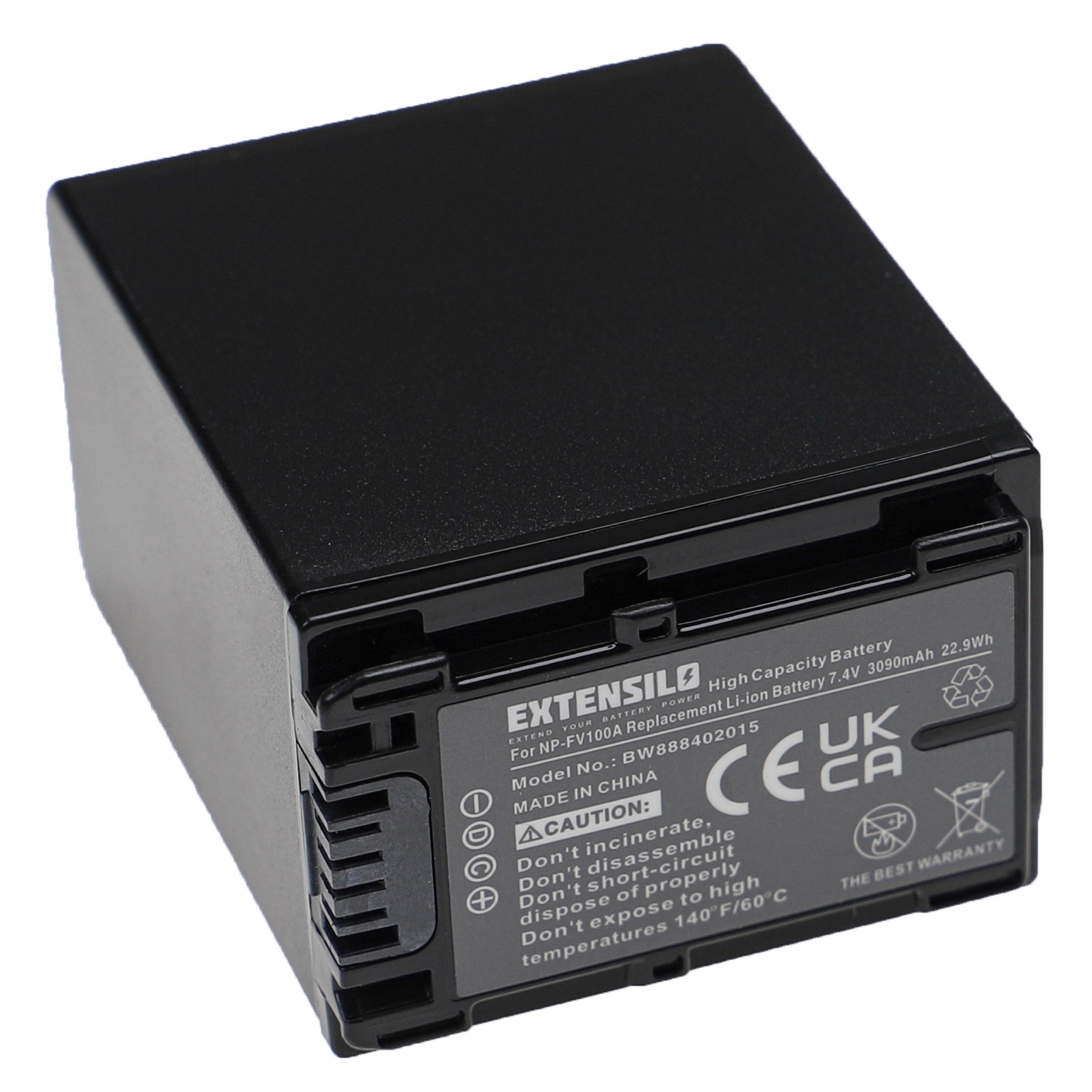 Batterie de rechange pour caméscope SONY DCR-30, DR-SR10D, HDRPJ200B, – PowerSmart
