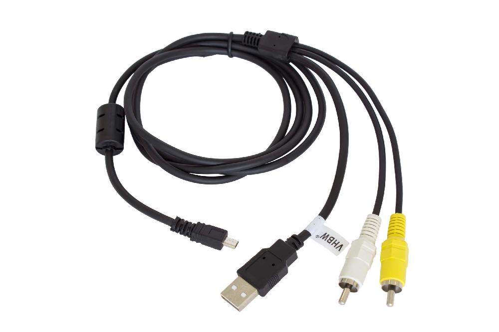 original vhbw® Chinch USB AV Kabel für Pentax K-7 K100D K10D