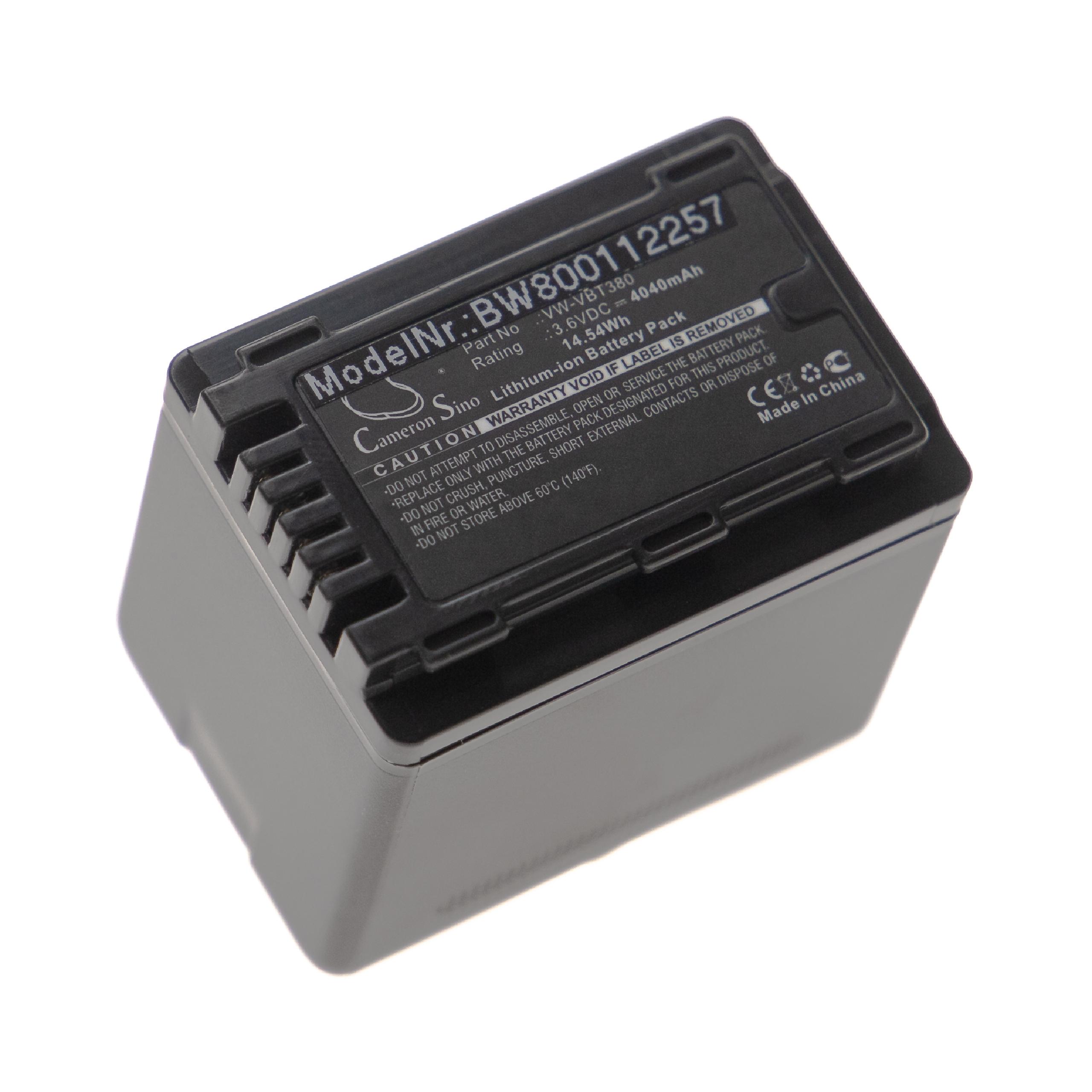 Batteria Panasonic VW-VBK180E-K: Più Autonomia Per Le Tue Videocamere SD66, TM60, HS60