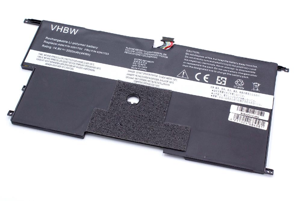 vhbw 1x batteria compatibile con Lenovo Thinkpad X1 Carbon