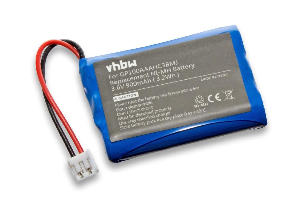 Bateria para Audioline Baby Care v100//tipo gp 100 aaahc 3bmj 3,6v 900mah//3 2wh NiMH s