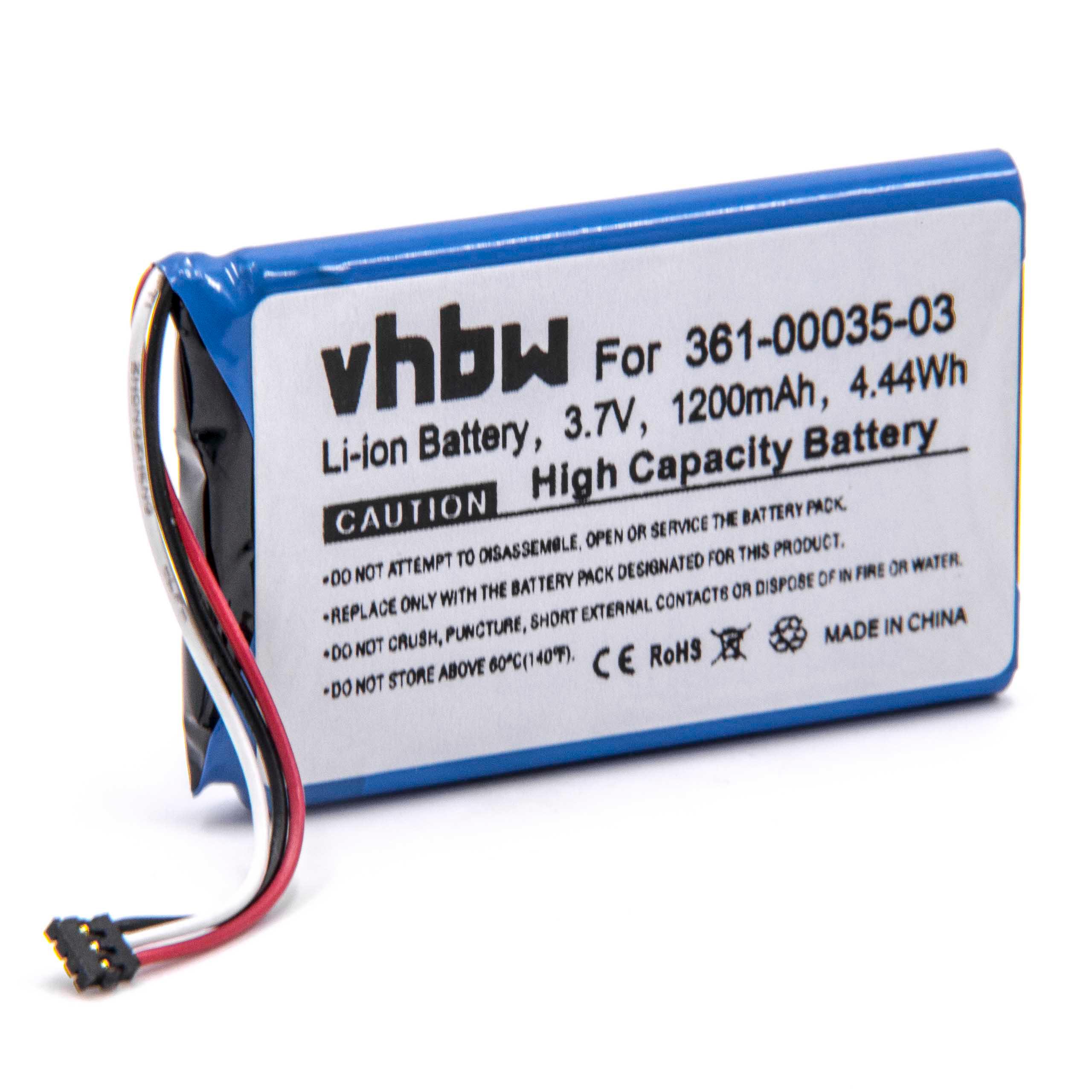 vhbw Batterie Compatible avec Garmin Camper 760 LMT-D Appareil GPS de