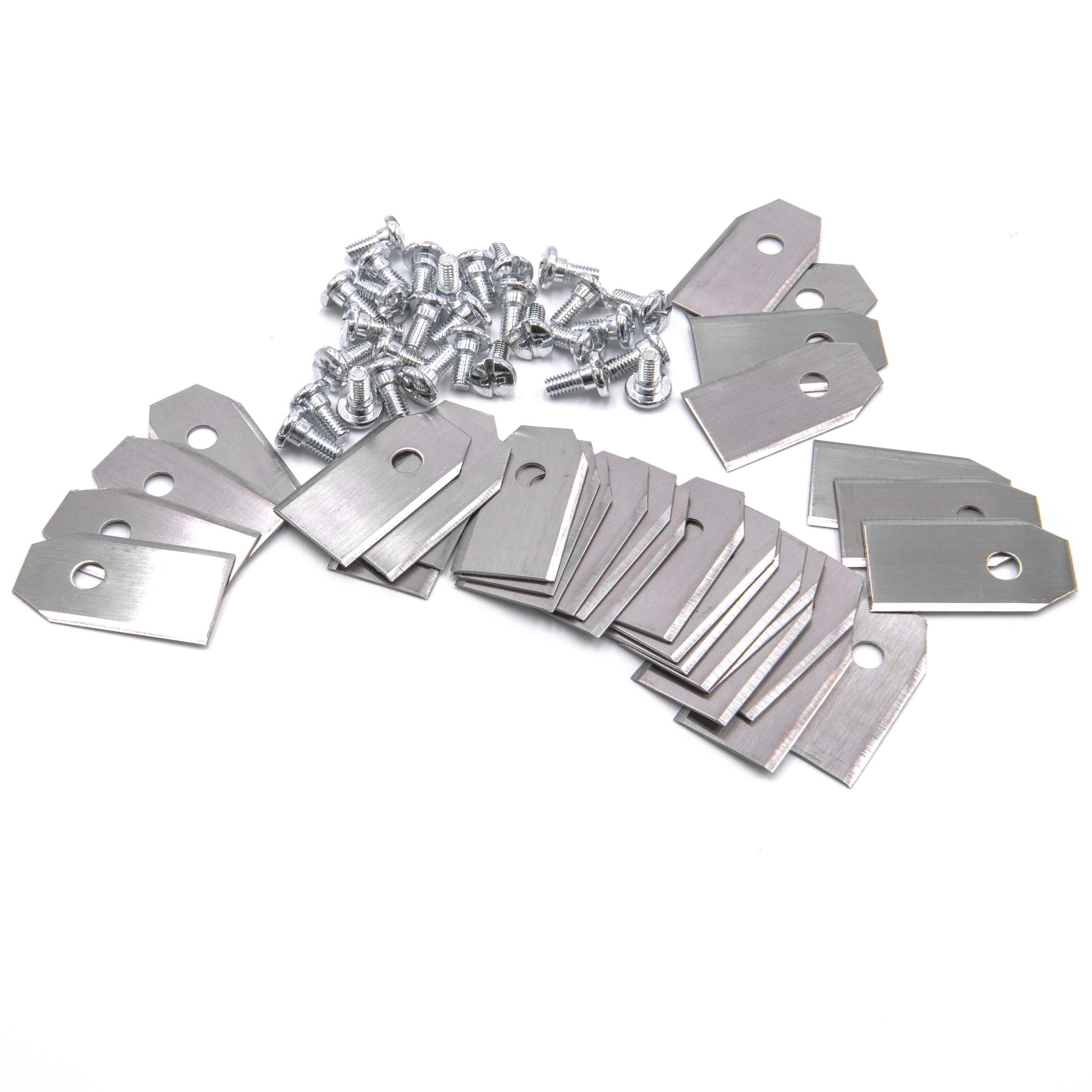 Schneid-Klingen 30x Ersatz-Messer- für Husqvarna Automower 308 0,75mm