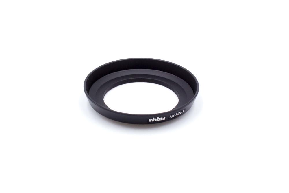 Vhbw Paraluce Rotondo In Metallo 52mm Per Obiettivi Fotocamera - Parasole A Vite Nero - Riduce Bagliori E Protegge Lenti - 3