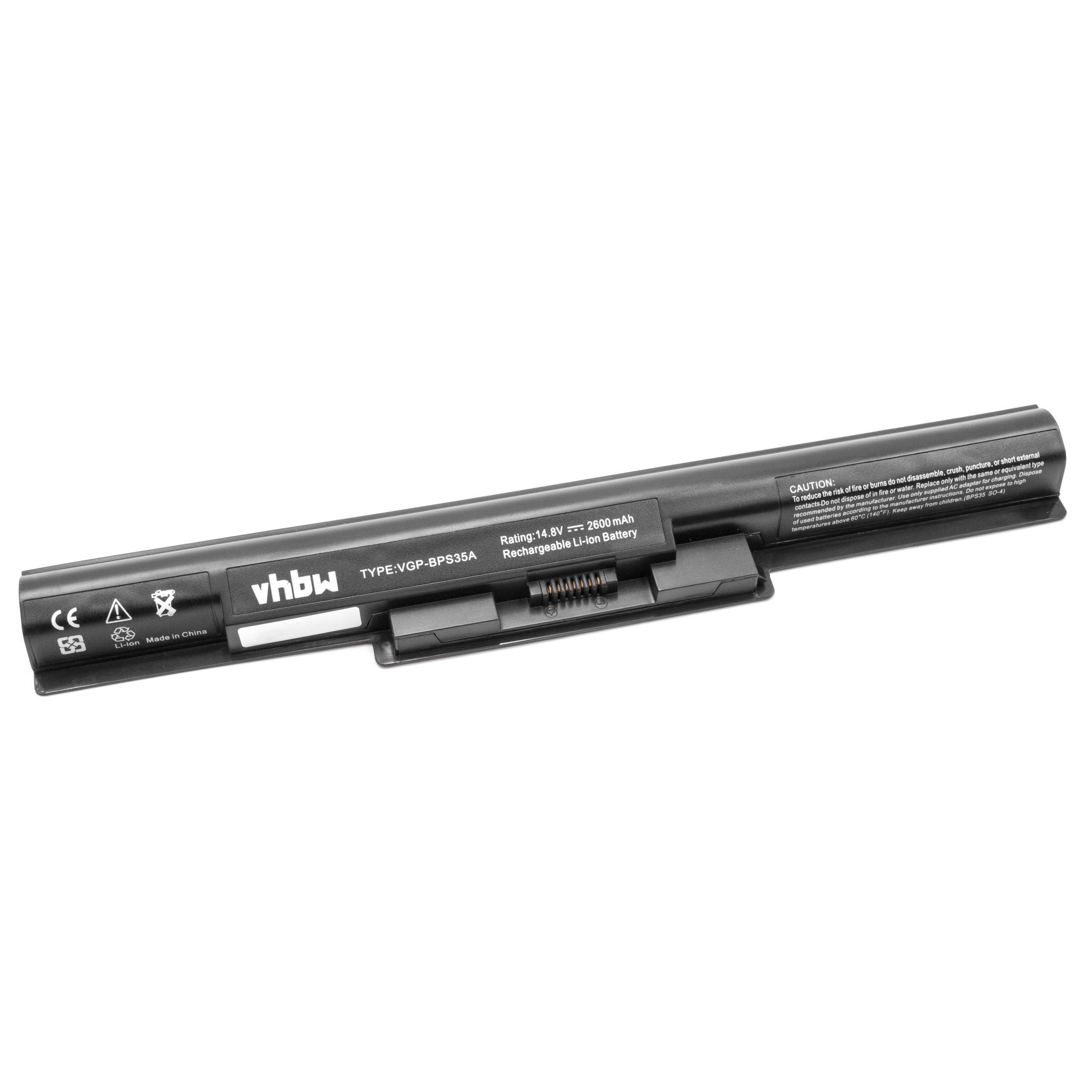 Akku Batterie 2600mAh für SONY Vaio SVF15329CW , VAIO FIT 14E , VAIO ...